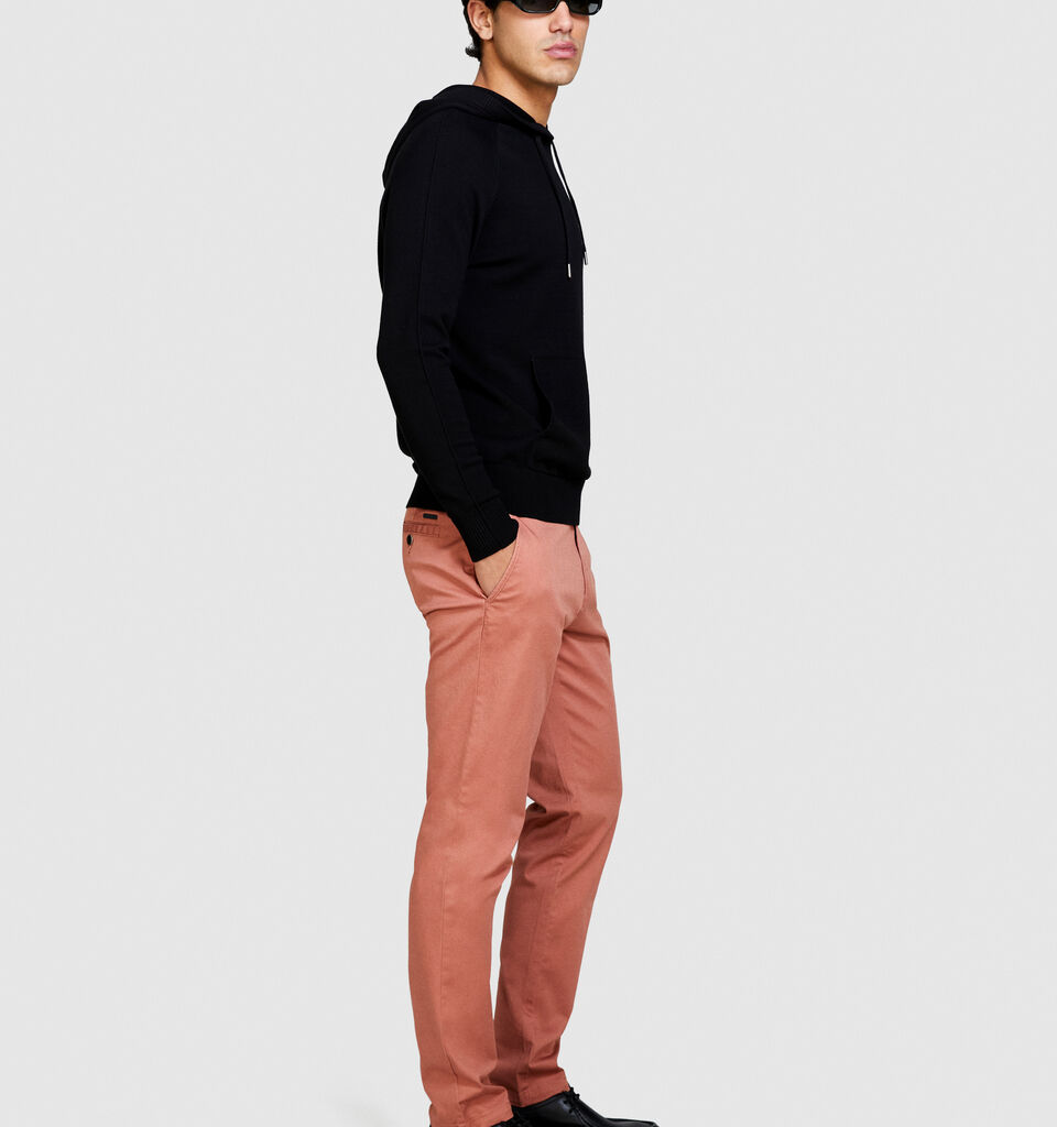 Slim fit chinos - men's chino trousers - Nude | Sisley image number 2